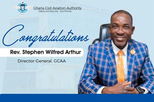 Confirmation of Rev. Stephen Wilfred Arthur as Director-General of Ghana Civil Aviation Authority.
